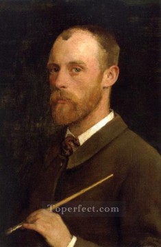 ジョージ・クラウセン Painting - 芸術家サー・ジョージ・クラウセンの肖像